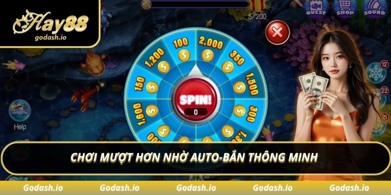 Chơi mượt hơn nhờ auto-bắn thông minh